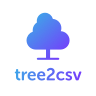 Tree to CSV app icon